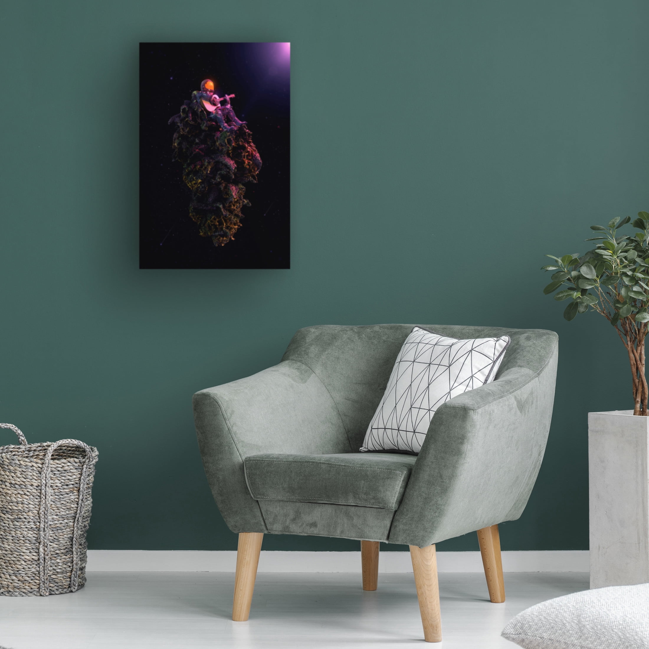 Canvas Wall Art - Francis Minoza 'High Tones' Wall Art for Living Room, Bedroom, or Office D?cor by Trademark Fine Art - 22 x 32 Inches