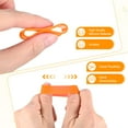 thumbnail image 2 of Uxcell 8-Pack Anillos de Silicona para Raquetas de Tenis, Anillo de Goma Antideslizante para Raquetas de Pickleball/Bádminton [Naranja], 2 of 6