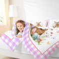thumbnail image 3 of Erosebridal Colorful Butterflies Flowers Full Size Comforter Sets 3 Pieces For Children,Kids Easter Rabbits Eggs Bedding Sets,Luxury Bedroom Decor, 3 of 7