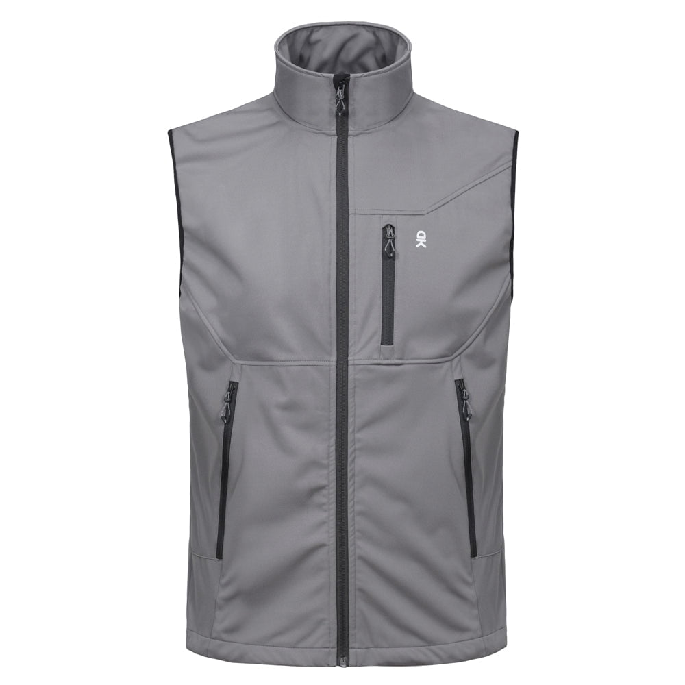 Little Donkey Andy Men's Lightweight Softshell Vest Windproof Sleeveless Jacket for Travel Hiking Running Golf Size M
