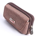 thumbnail image 3 of Monedero Impermeable Tela Oxford para Hombre Cartera Deportiva Bolso Mano para Tarjetas (café), 3 of 9