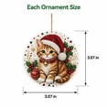 thumbnail image 3 of Christmas Diamond Painting Ornaments, 6 Pcs Wooden Pearl Diamond Art DIY Hanging Ornament Kit with Special Shaped Gems, Christmas Tree Decor Craft Gift, 3 of 9