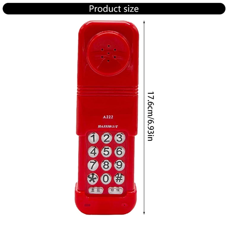 Compact Landline Telephone With Redial - Hotel Style Desk Phone