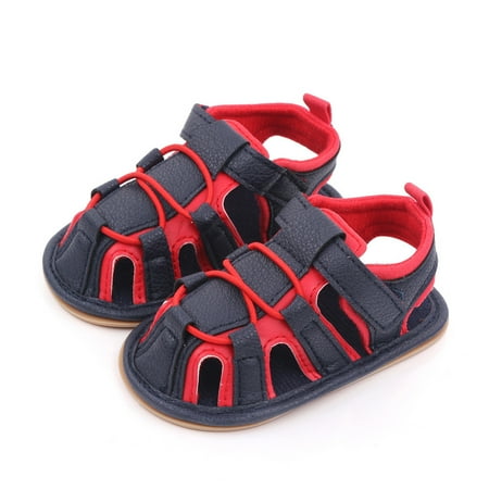 

Baby Boys Girls Sandals Soft Non-Slip Rubber Sole Summer Flat Walking Shoes