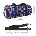 thumbnail image 2 of Balery Wine Glasses And Cocktails Bolsa de Gimnasio para Mujeres y Hombres, Bolsa de Viaje Impermeable, Bolsa de Fin de Semana con Compartimento para Zapatos y Bolsillo Húmedo, 2 of 6