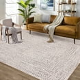thumbnail image 3 of Senfot 5'x7' Braided Print Area Rug, Machine Washable Indoor Non-Slip Low Pile Carpet for Bedroom, Living Room, Office, Beige, 3 of 10