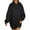 Black, variant on VISALY Hoodies Pullover Tunic Sweatshirt Fall Hoodies Sweatshirts Dresses Long Sleeve Sweaters Pullover Clothes with Pockets Casual Sweaters Athletic Sweatshirts Sweatshirts Loose Fit Hoodie Black L