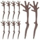 thumbnail image 5 of 100 Uds. Ramas de árbol secas de asta Artificial rama de asta muñeco de nieve ramitas de mano decoración de ramas secas de plástico, 5 of 6