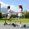 thumbnail image 5 of Caroma Electric Scooter for Kids Ages 6-12,150W/180WMotor,10 MPH Max Speed & 7 Miles,Colorful Lights,Adjustable Height & Speed,LED Display,Foldable Kids Electric Scooter 132 Lbs Max Load,Idea Gift, 5 of 5