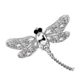 thumbnail image 1 of ziyahi Broche Libellule en Strass Broche Animale Broche pour Femmes Foulard Broche, 1 of 8