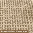 thumbnail image 6 of YOCWUCK Set of 2 Waffle Bathroom Rugs Ultra-Soft Non-Slip Bath Mat Super Absorbent Quick Dry Bath Rugs for Bathroom Floor Machine Washable Bathroom Mats with Tassels Boho Bathroom Decor, 6 of 8