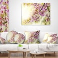 thumbnail image 4 of Designart Blooming Cherry Flowers - Floral Throw Pillow - 16x16, 4 of 5