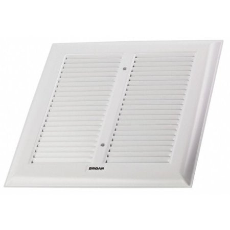 

Broan S97011308 Spring Mounted Bathroom Fan Cover/Grille Assembly White