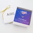 thumbnail image 3 of Anavia To My Girlfriend Necklace Gift, Card Gift for GF, Girlfriend Jewelry, Girlfriend Birthday Gift, Mother Gift-[Rose Gold Mini Crystal Heart, Blue-Purple Gift Card], 3 of 3