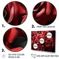 thumbnail image 3 of Designart "Passionate Red Rose" Roses Floater Framed Canvas Prints, 3 of 5