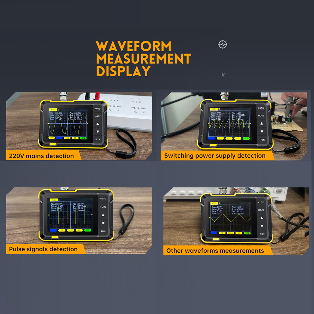 Portable Digital Oscilloscope with 400V Voltage