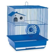 Angle View: Prevue Hendryx Two Story Hamster & Gerbil Cage- Blue