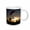 White, variant on 3drose, Dropzone at Dusk, 11oz Two-tone Red Mug
