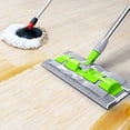 thumbnail image 5 of Trapeador Plano Telescópico Yuxing Mango 360 Grados Limpieza Azulejos Cocina Hogar Verde, 5 of 5