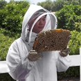 thumbnail image 2 of (L)Combinaison d'Apiculture pour Tout le Corps Vtements Capuchon avec Voile Manteau de Protection pour Apiculteurs Costume Apicole en Coton avec Chap, 2 of 5