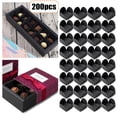 thumbnail image 1 of MYG 200Pcs Chocolate Holder Dessert Packaging Liner Material Chocolate Wrapper Tray, 1 of 9