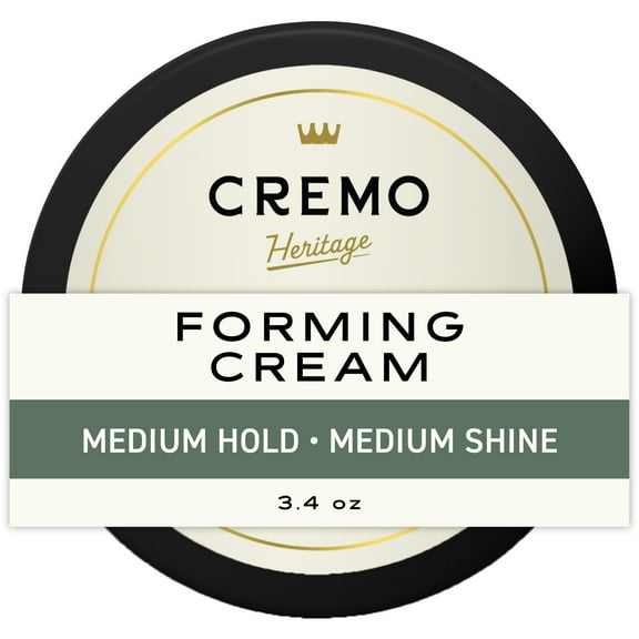 Cremo Barber Grade Hair Styling Cream, Forming, 3.4oz