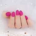 thumbnail image 4 of Soidarity 24X Matte Press on Nails Uñas acrílicas DIY para amantes de la manicura 1 negro mate Juegos de manicura 23 morado ciruela, 4 of 4