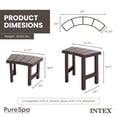 thumbnail image 3 of Intex 28515E Set of 4 PureSpa Benches, Accessories Compatible with 4 Person Spas, 3 of 7