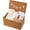 自然色, variant on Geelin Sea Grass Wedding Card Basket With Letter Flag Decorative Wedding Card Woven Post Box Suitable For Baby Showers Birthdays Graduation Ceremonies Bridal Showers(Coffee,14 Inch)