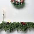 thumbnail image 2 of 8.8ft Christmas Norfolk Pine Garlands, Christmas Artificial Pine Cypress Fake Plants Ornament, Vines for Christmas Tree, Fireplace, Party, Door & Home, Perfect Christmas Decorations Fall Decor, 2 of 12