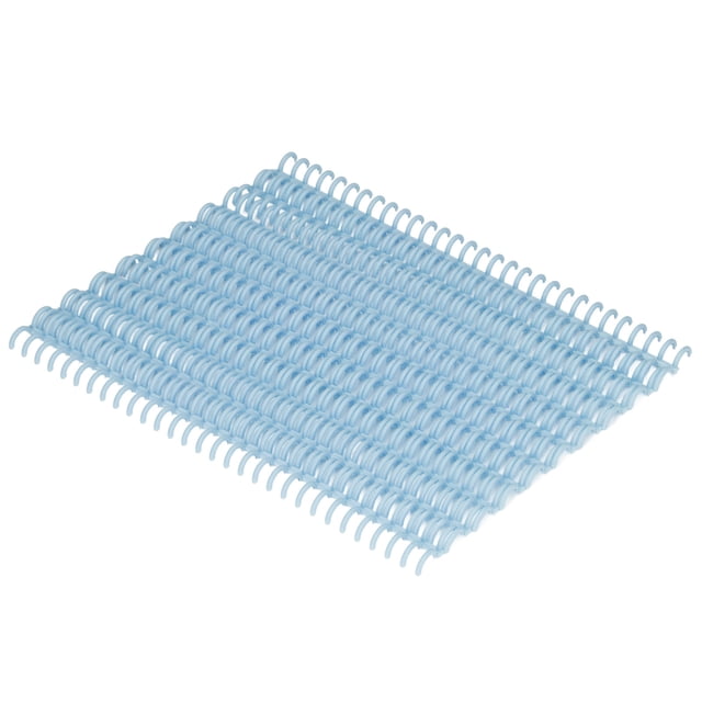 Loose Leaf Rings, 12mm Diameter Closed Column Lock Design 30 Holes Binding Spine Stylish for Office Light Blue,White,Light