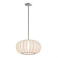 thumbnail image 2 of Henn&Hart Translucent Polyester White Saucer Pendant, 2 of 5