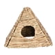 thumbnail image 5 of Casa de hierba para conejos, jaula tejida para conejos, nido de cama para casa de conejos hecho a mano en , cabaña escondida tejida plegable, 5 of 9