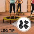 thumbnail image 4 of 16 Pack Trampoline Leg End Caps Non-slip Rubber Easy Install - Strong Latex Trampoline Accessories For 1inch Round Legs - Black, 4 of 4