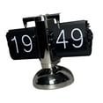 thumbnail image 4 of deevoka Auto Flip Clock Creative Automatic Page Turning Clock for Hotel Office Decor black page, 4 of 9