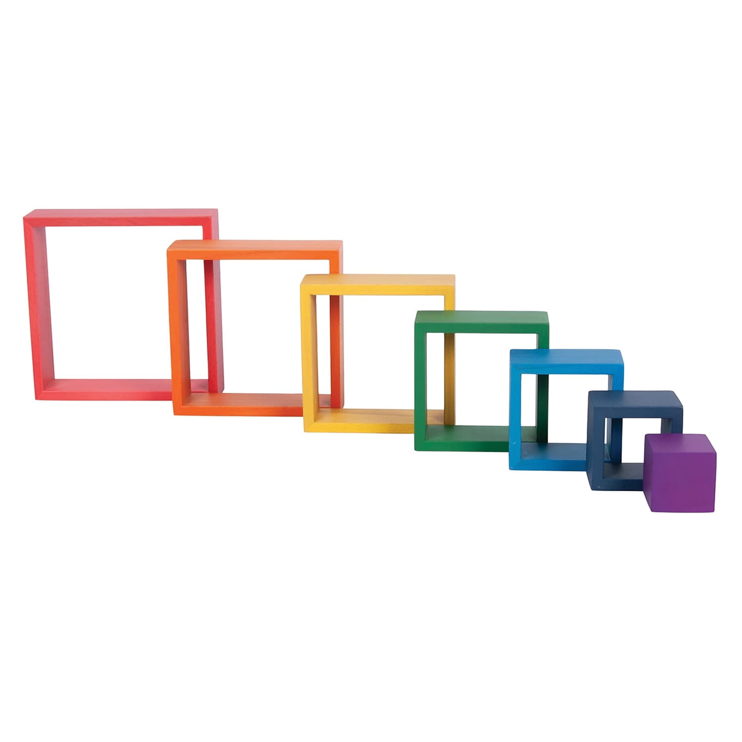 TickiT Wooden Rainbow Architect Squares