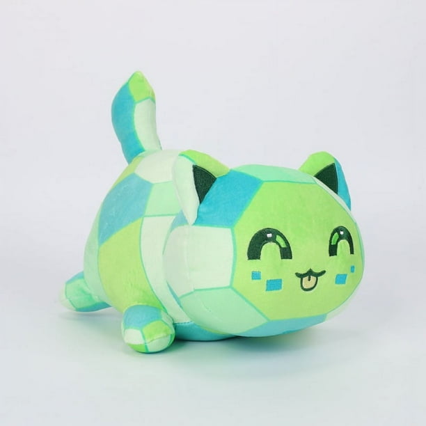Lindo muñeco de peluche con forma de gato, regalo de la serie Hamburguesa de Coca-Cola y fresa