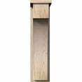 thumbnail image 2 of 7 1/2"W x 14"D x 30"H Huntington Smooth Corbel w/Backplate, Douglas Fir, 2 of 9
