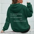 thumbnail image 5 of YUELONGHU Women Casual Hoodie Zip up Hoodie Women Women's Dear Person Behind No One Is You That's Your Superower Hoodie Xxl, 5 of 5