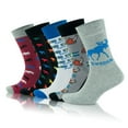 thumbnail image 2 of GoWith Cotton Funny Crew Socks For Men | Funky Patterned Socks | 5 Pairs | Model: 3513, 2 of 12