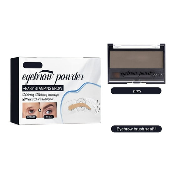 Color Eyebrow Powder Set Natural Long Lasting Eyebrow Pencil Kit for Women Easy to Apply Smudge-Proof Fade-Resistant Lazy Person Seal Eyebrow Makeup