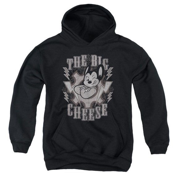 Mighty Mouse - The Big Cheese - Youth Hooded Sweatshirt - X-Large