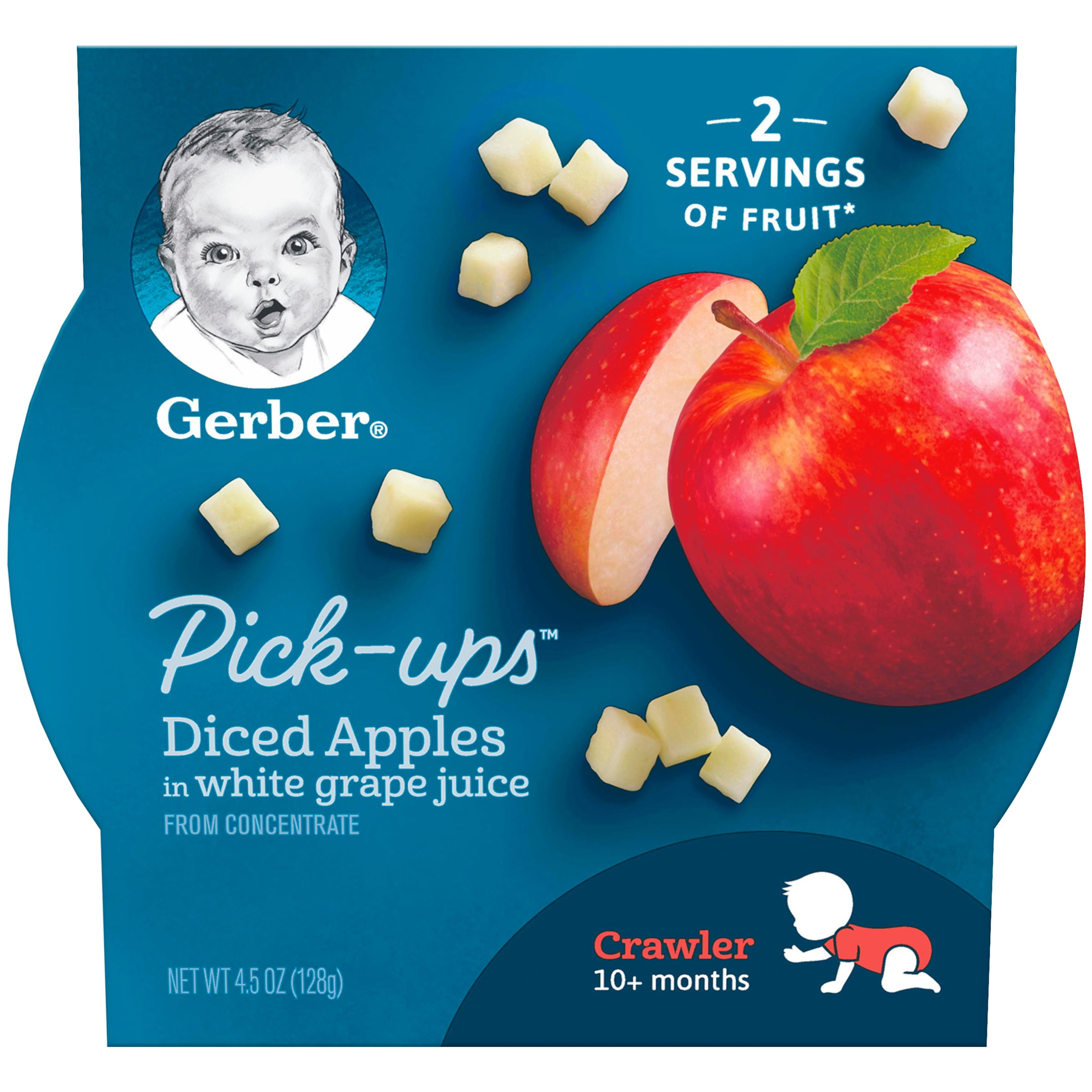 Gerber Fruit PickUps Diced Apples 4.5 oz