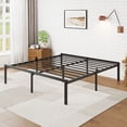 thumbnail image 3 of Auroral Zone 18 inch King Metal Platform Bed Frame, Heavy Duty Mattress Foundation, No Box Spring Required, 3 of 7