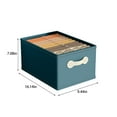 thumbnail image 3 of Juego de organizador de ropa para armario: incluye organizador de ropa plegable y organizador de cajones para un fácil almacenamiento y organización de ropa, ropa interior y calcetines., 3 of 8