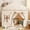 Beige, variant on Kids Play Tent with Double Door Children's Playhouse Tents - Portable Fantasy Adventure Castle for Boys and Girls, Kids Tent with Mat, House Toys for Boys Girl Birthday, Christmas House Gift