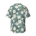 thumbnail image 7 of Kdxio Men's Hawaiian Shirt for Men Short Sleeve Shirt Flower Summer Casual Holiday Beach Button Down T-Shirts, 7 of 7