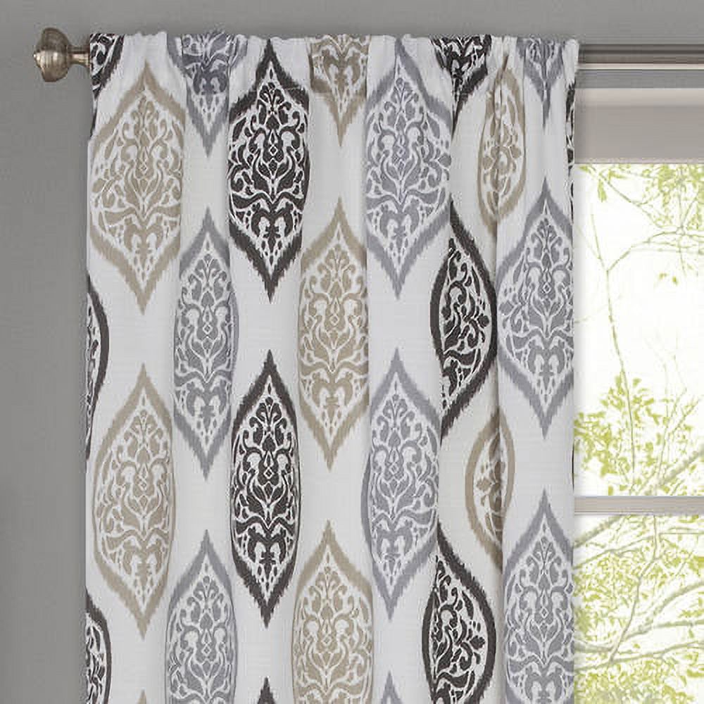 Better Homes and Gardens Damask Ogee Curtain Panel
