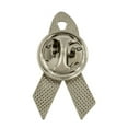 thumbnail image 3 of PinMart Meningitis Prevention and Sickle Cell Anemia Awareness Enamel Lapel Pin â Burgundy Ribbon prevention Pin, 3 of 3