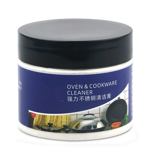 100g Kitchen Multi-Purpose Decontamination Paste, Stainless Steel Cleaning & Rust Removal Paste, Pot Bottom Polishing Cleaner, Removes Stains, Grease & Dirt, Restores Shine for Kitchen Surfaces